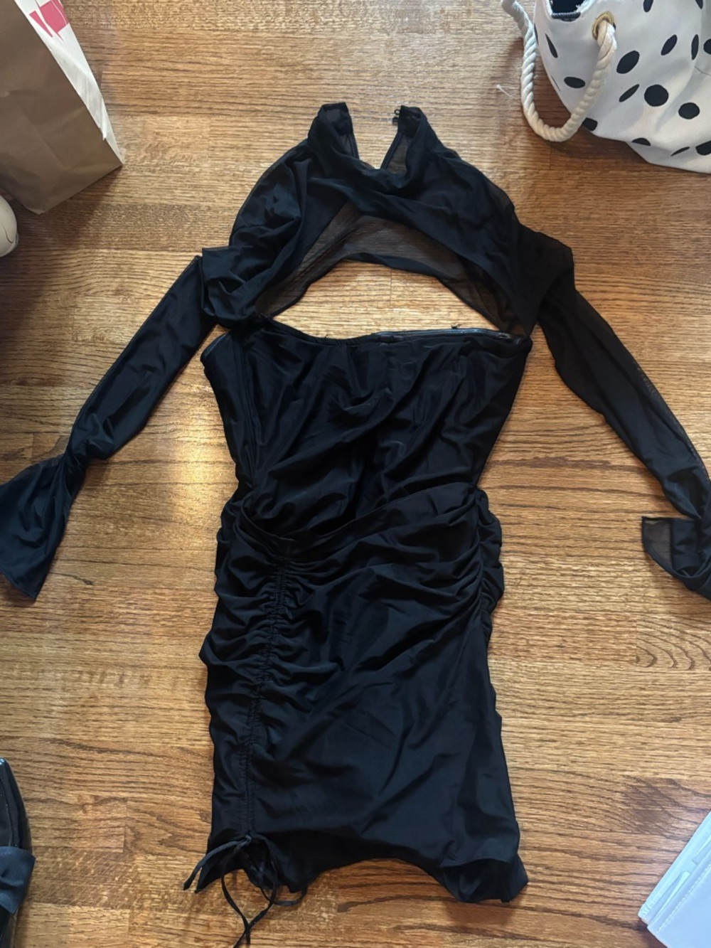 House of CB Black Cutout Bodycon Dress